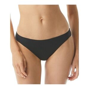 99. MICHAEL Michael Kors Solid Black Classic Bikini Swim Bottom Size XL NEW
